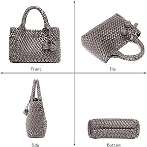Amazon.com: OUYGZOU Woven Tote Bag for Women with Coin Purse