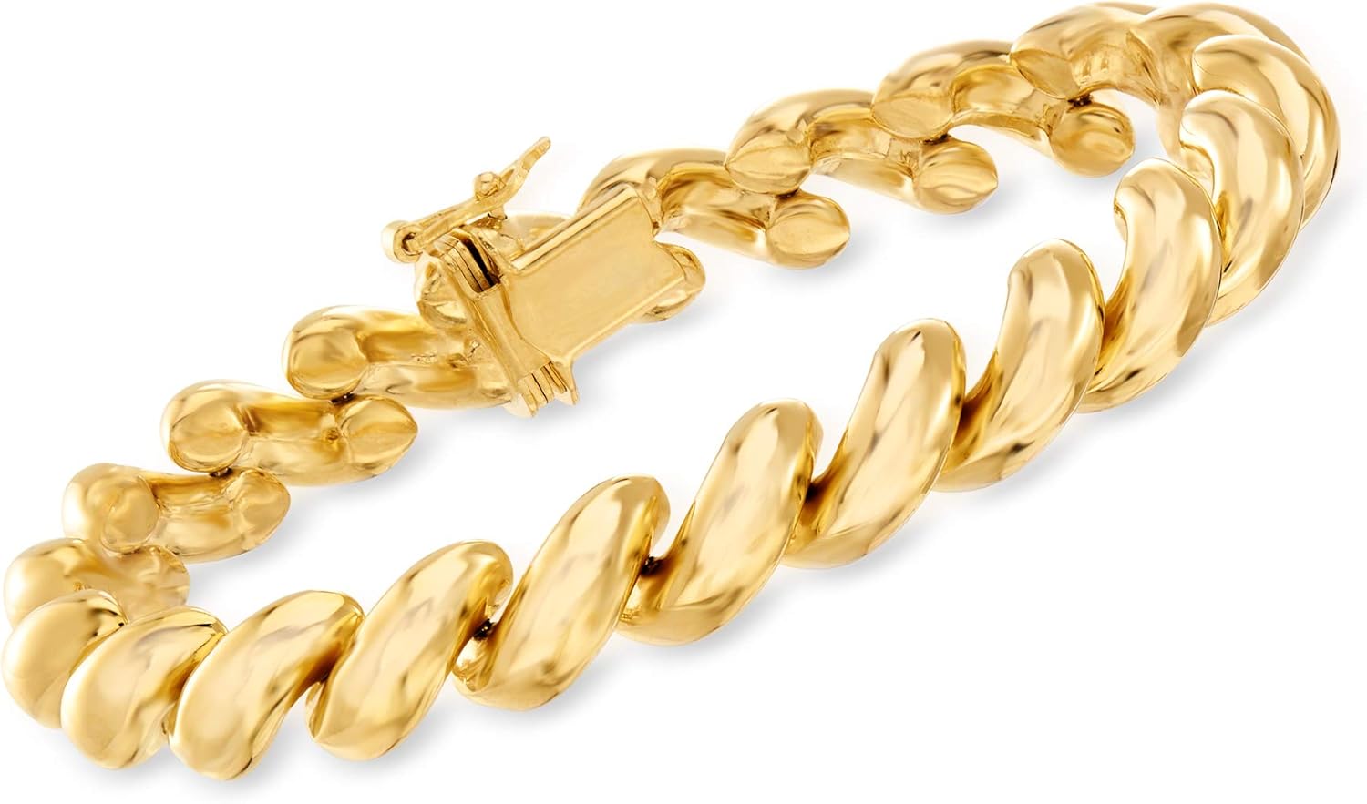 Ross-Simons Italian 18kt Gold Over Sterling Silver San Marco Bracelet