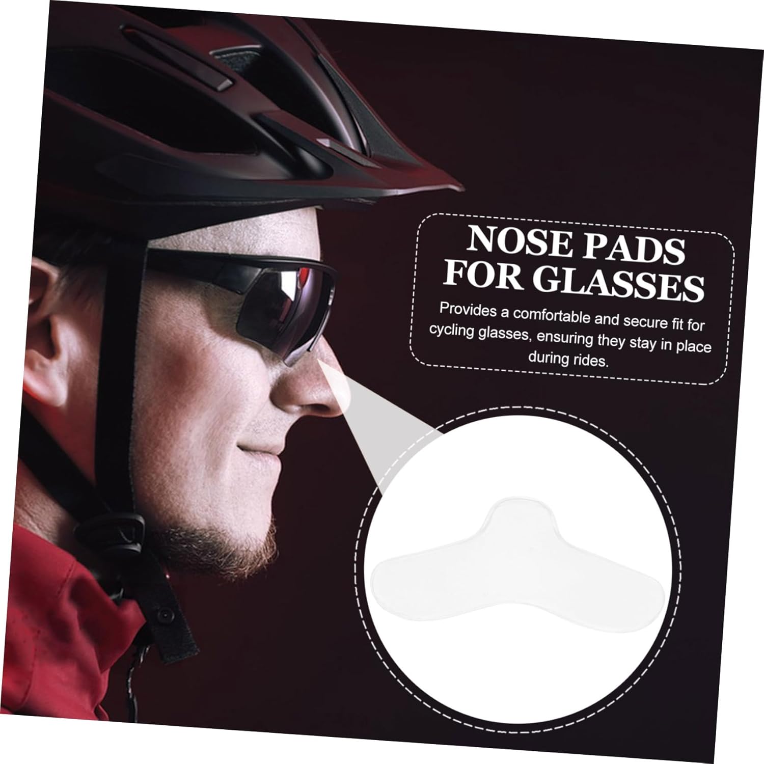 Cycling Nose Support Pads Comfortable Glasses Nose Cushions Slip Eyewear Accessories Compatible with