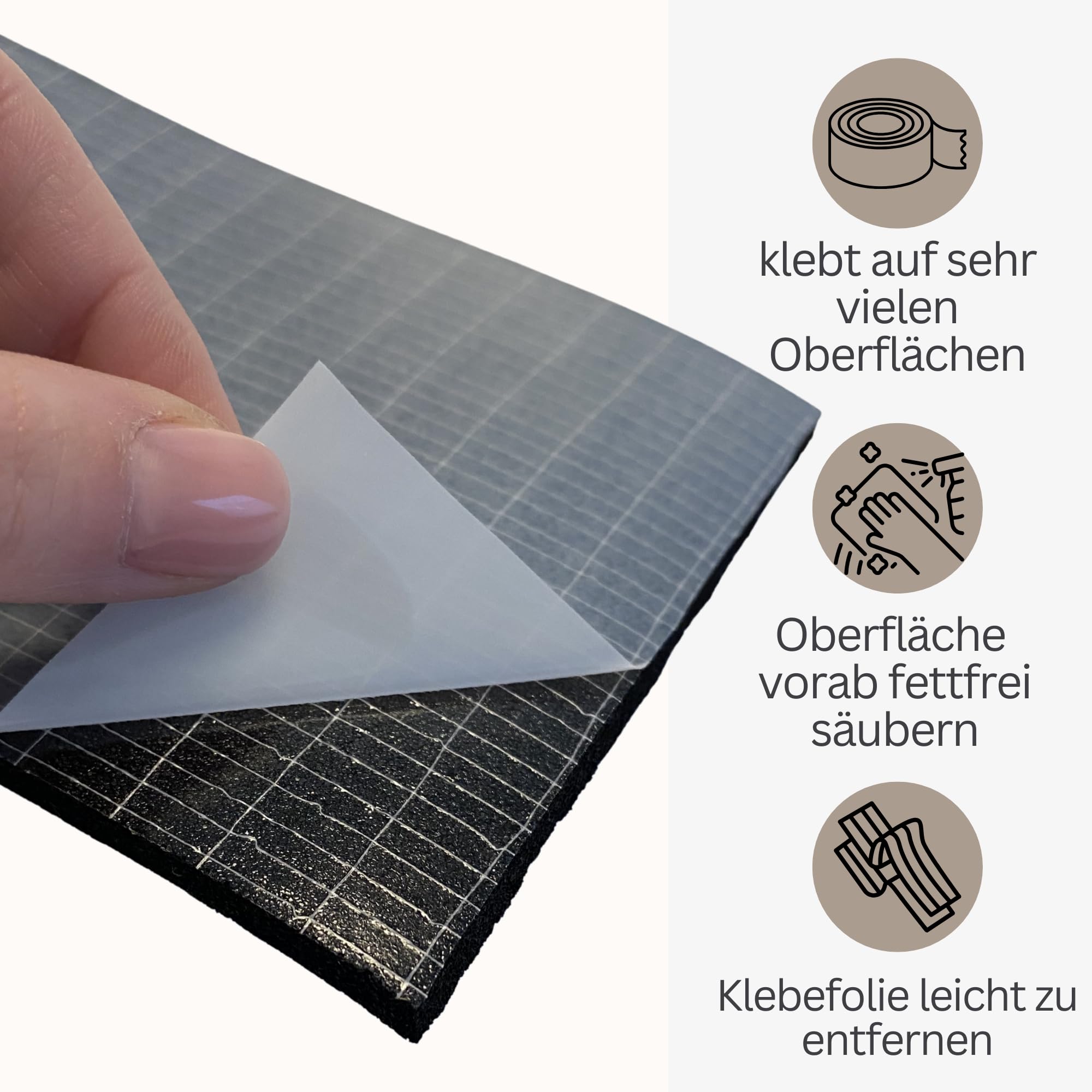 sarian Moosgummi Dichtungsband selbstklebend EPDM bis 10m Länge 3mm -10mm Stärke Schaumstoff Dichtband für Fenster, Türen, Auto, Schalldämmung & Wärmedämmung, stark haftend | Moosgummistreifen mit einseitiger Klebeschicht bis 10m Länge und bis 10mm Stärke