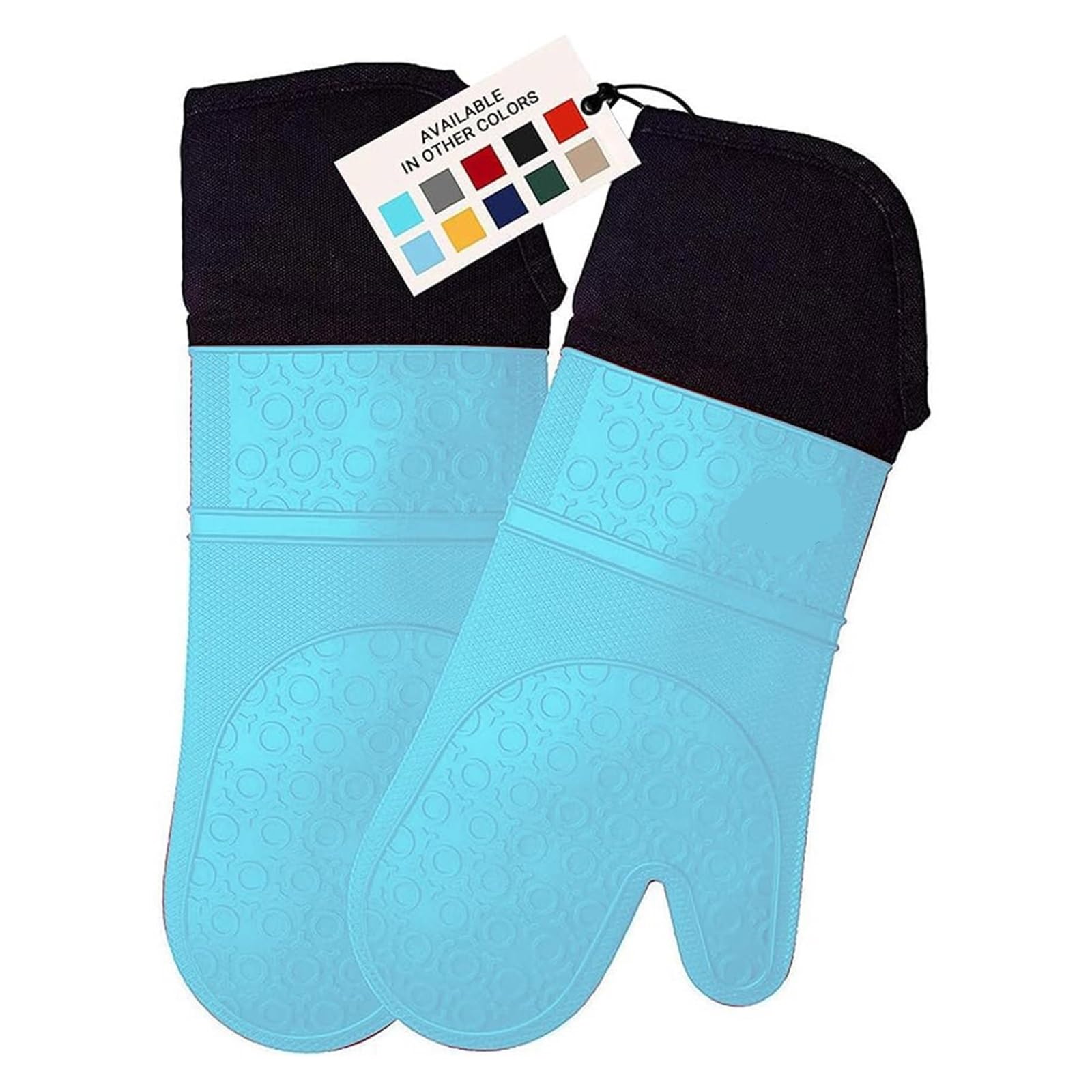 Moufles de Four matelassées en Coton, Gants de Cuisine Anti-Chaleur