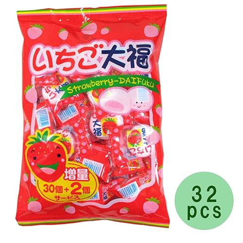 Miniatura 3 de Fresa Daifuku 32pcs Malvavisco Con Crema De Fresa Ninjapo