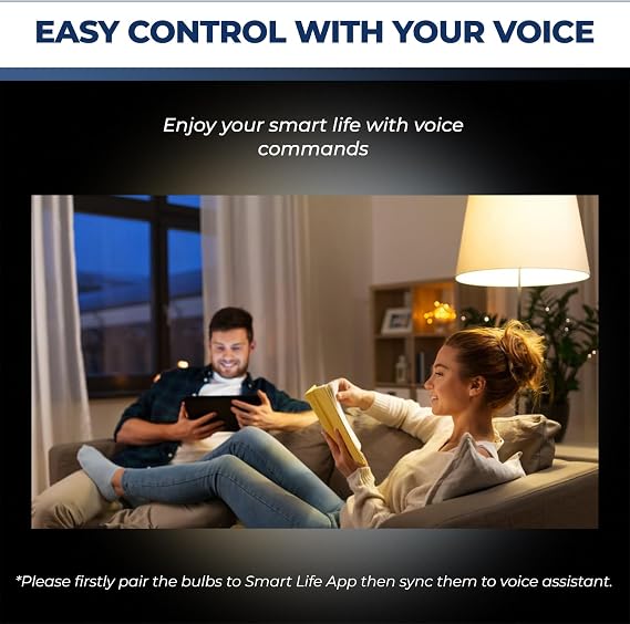 Lightinginside Smart Bulbs Compatible with Alexa/Google Home/SmartLife, 1PC