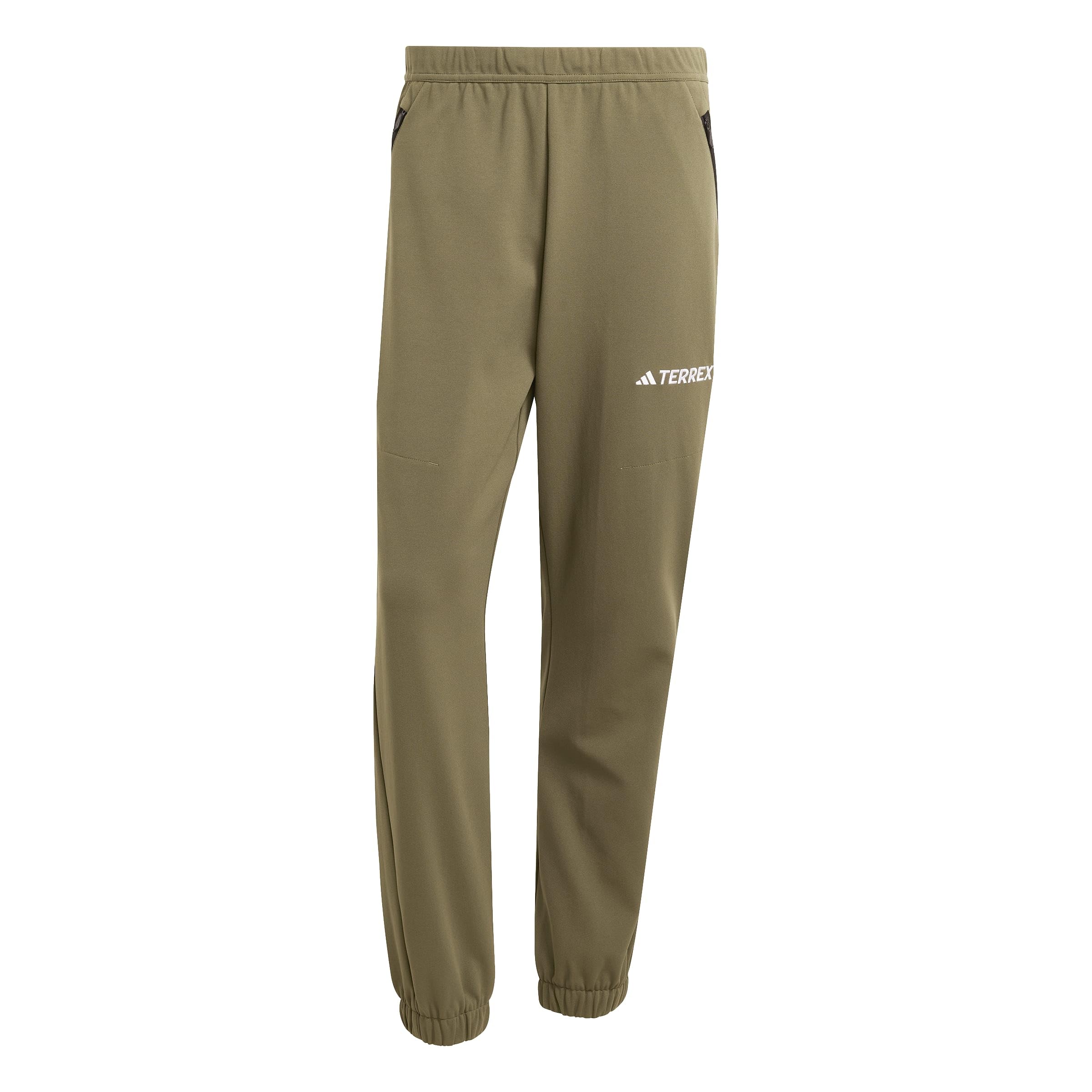 adidas Men's Terrex Multi Knit Pants, Olive strata, XS
