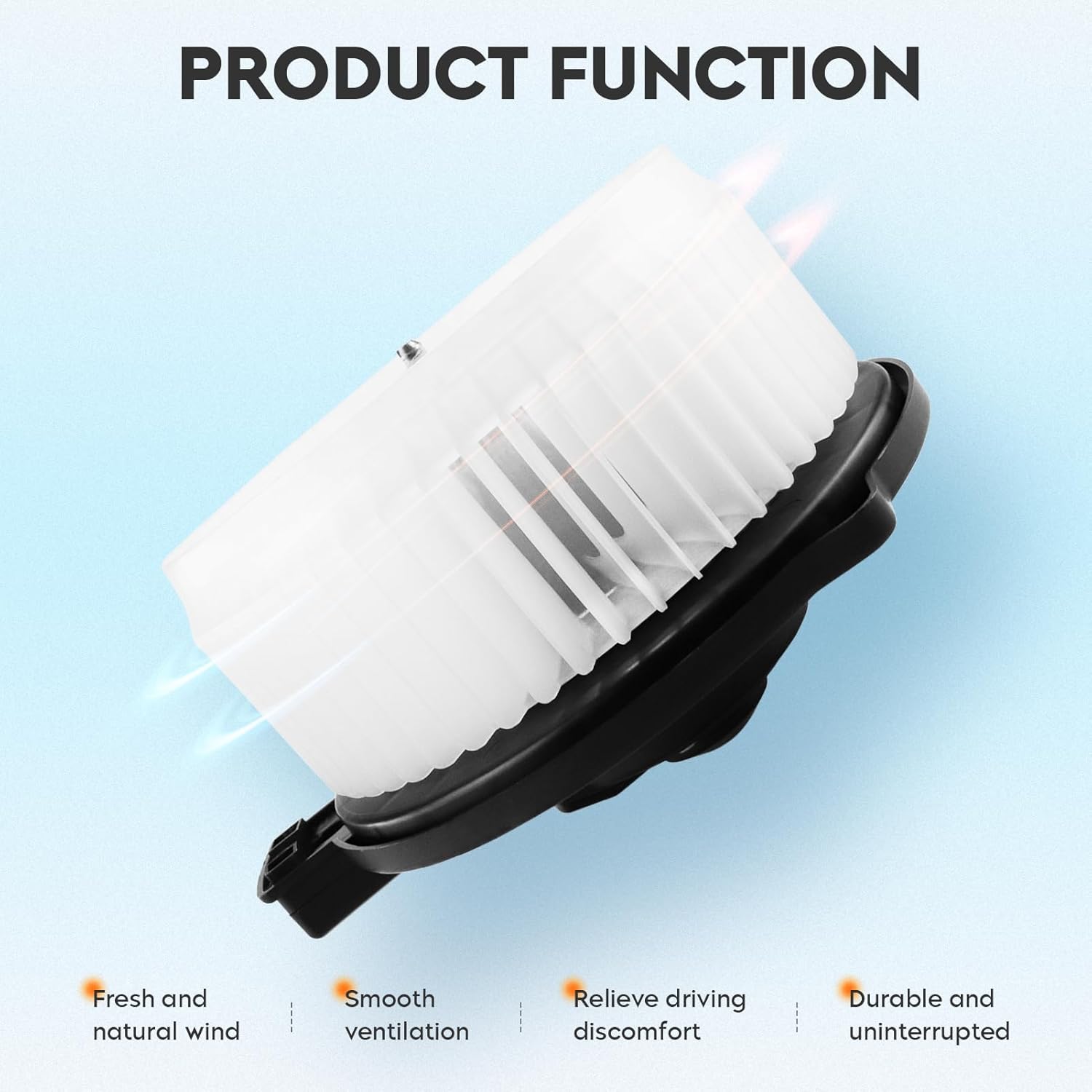 HVAC Heater Blower Motor Assembly Fit for 1998-2005 Lexus GS300 / 98-00 Lexus GS400 / 01-05 Lexus GS430 / 02-10 Lexus SC430 / 01-07 Toyota Highlander, Replaces for 87103-48020 PM9205 75738 700112