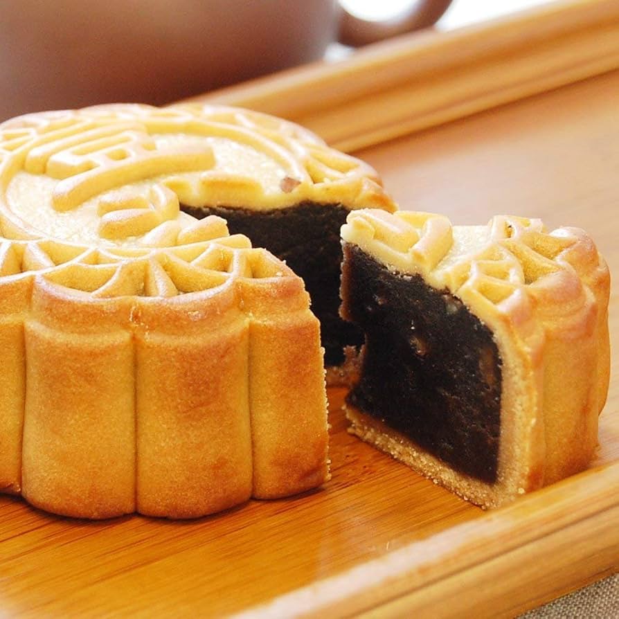 Amazon | 月餅 横浜中華街 老舗 手焼き大月餅 選べる6種類 1個