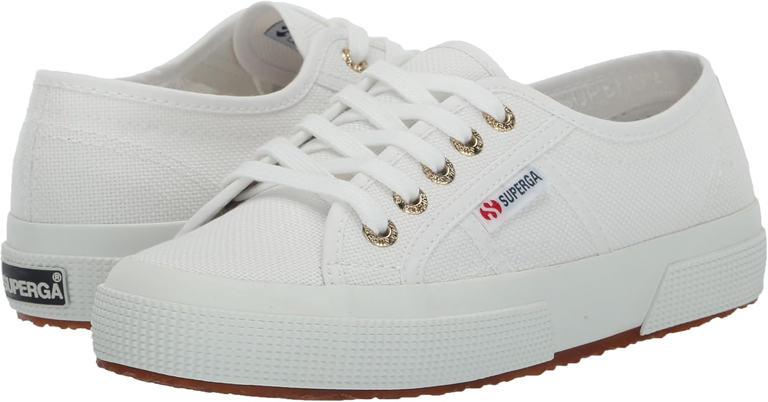 Superga, Women, 2750 Cotu Classic, White Pale Gold, 6, - Image 7