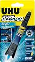 Colla Istantanea UHU Booster Con Lampada UV - Ripara E Riempie Tutti I Materiali | Tubo 3g Trasparente - Foto 3