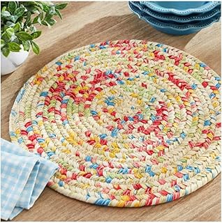 2 Pioneer Woman Sweet Rose Braided Placemat, Multicolor, 15
