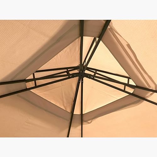 Miniatura 4 de Garden Winds Toldo de repuesto para el cenador Cottleville - Riplock 350 - Beige