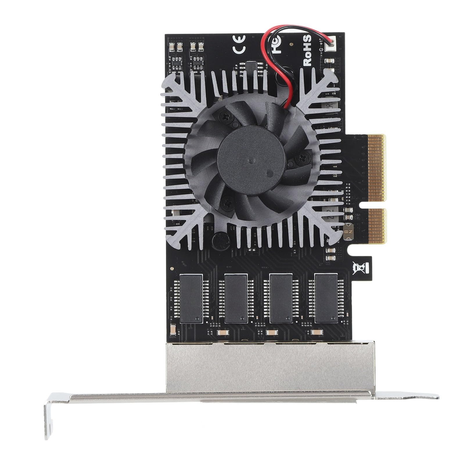 Tarjeta de Red PCIe 2.5G de 4 Puertos para Eliminar Cortes de Conexión en PC 8