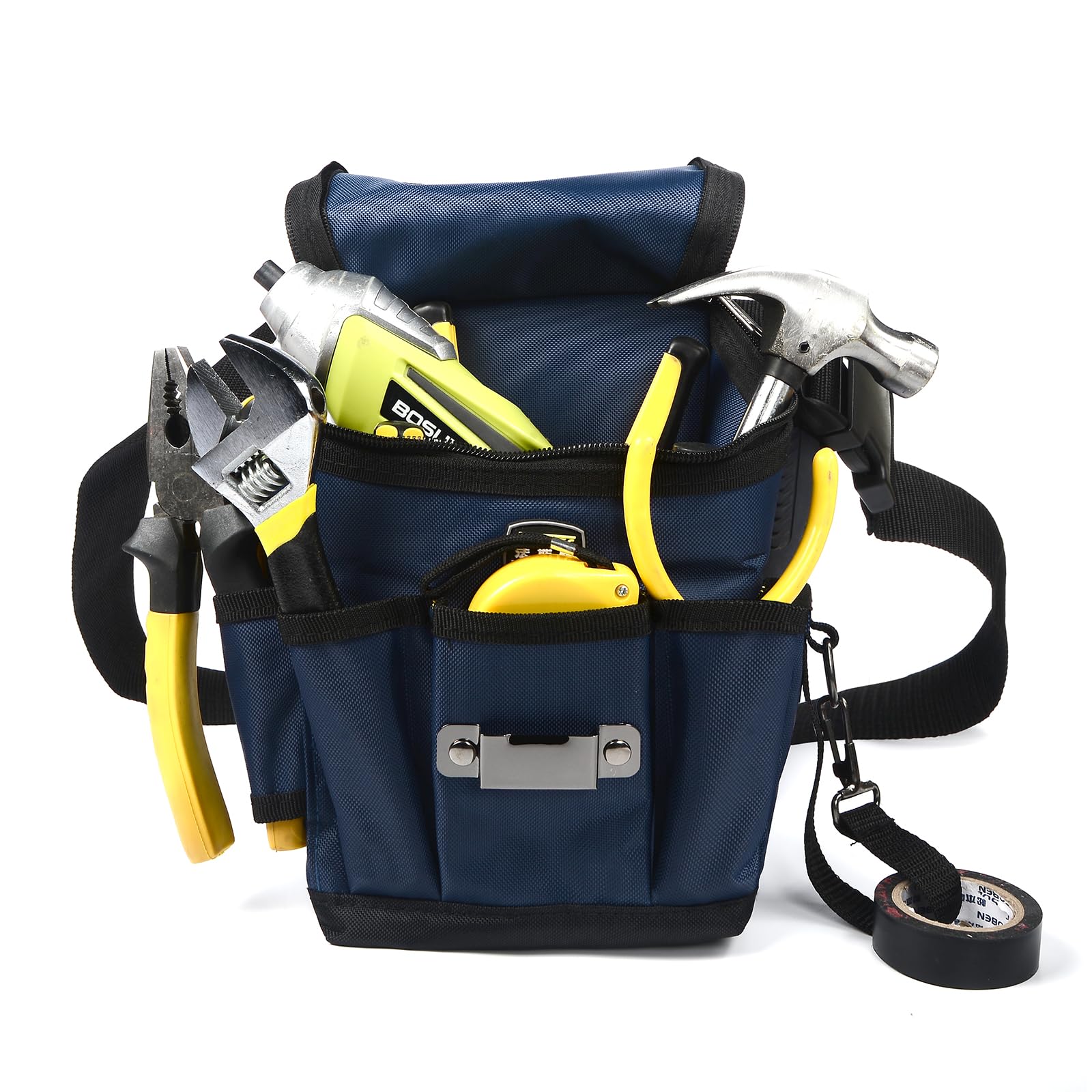 Tool Belt Pouch TOURBON Wax Canvas Carpenters Tool Belt With