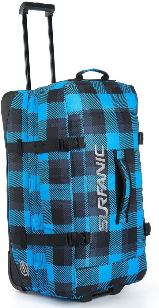 Surfanic Luggage Maxim Roller Bag (Blue Check)