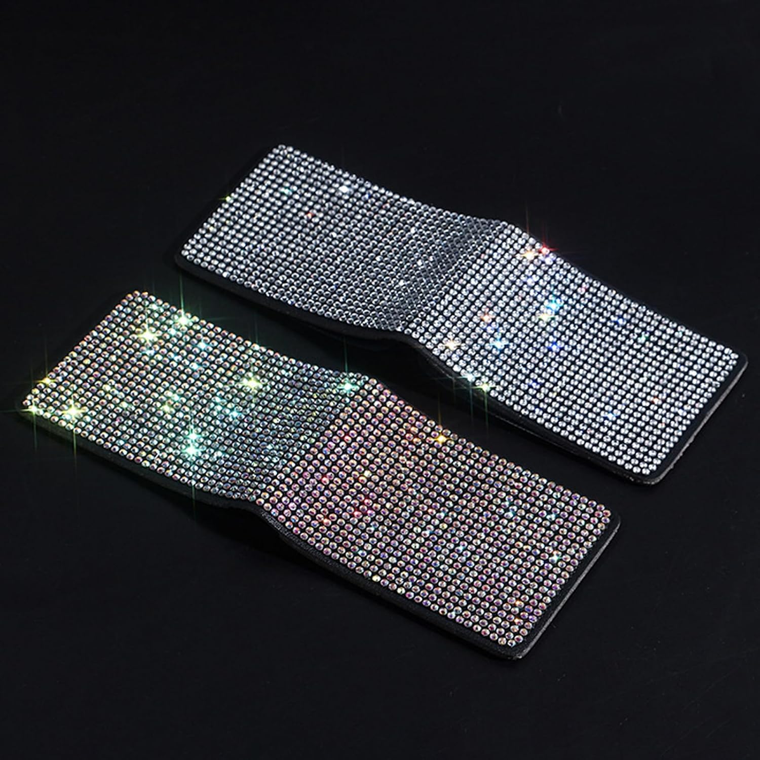 Bling Driver License Card Holder,Glitter Car Registration and Insurance Document PU Leather Card Holder