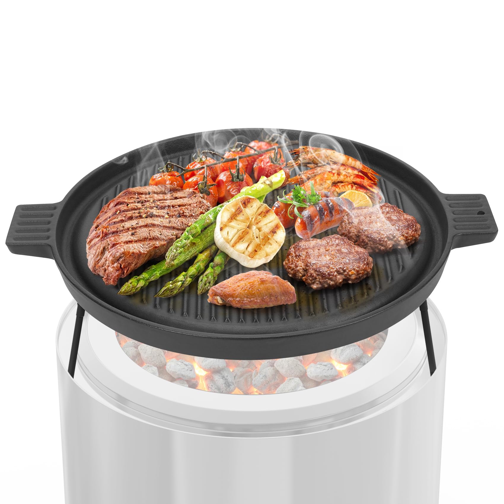 Stovetop Grill Plate: Premium Stone Griddle For Korean BBQ & Outdoor Camping - Shop Now! From BBQ Tools & Accessories - Price 52.6