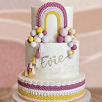 Vista 5 de Knit Rope Fondant Molds, Silicone Pie Crust Molds, Hemp Rope Cake Border Chocolate for Baking Cupcake Topper Candy Jelly Cookie Dessert Pastry Clay