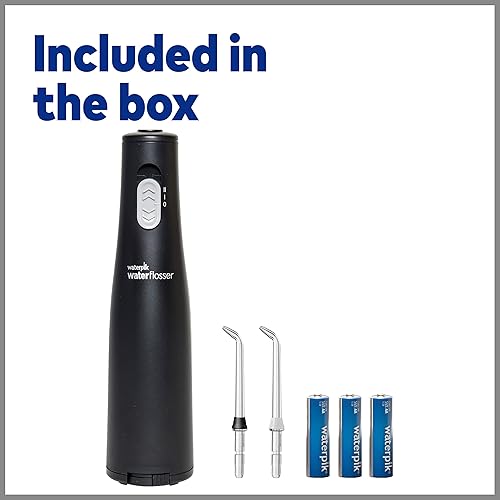 Miniatura 4 de Waterpik - Irrigador inalámbrico funciona con baterías y es portátil para viajar y estar en casa Express inalámbrico aceptado por ADA negro WF-02