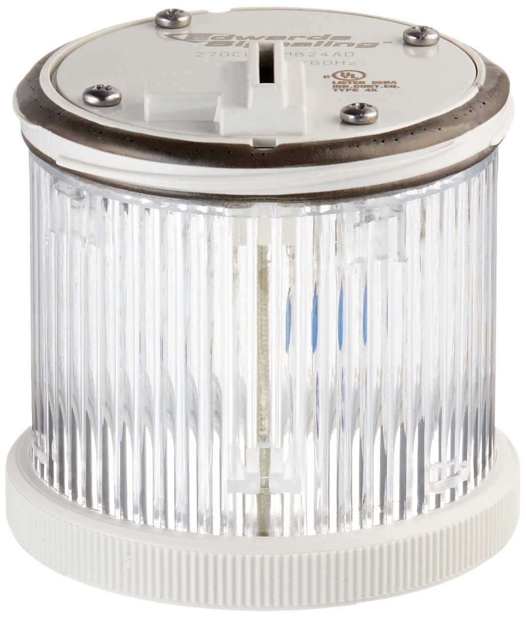Edwards Signaling 270CLEDMB24AD ClearView Stacklight, 70mm