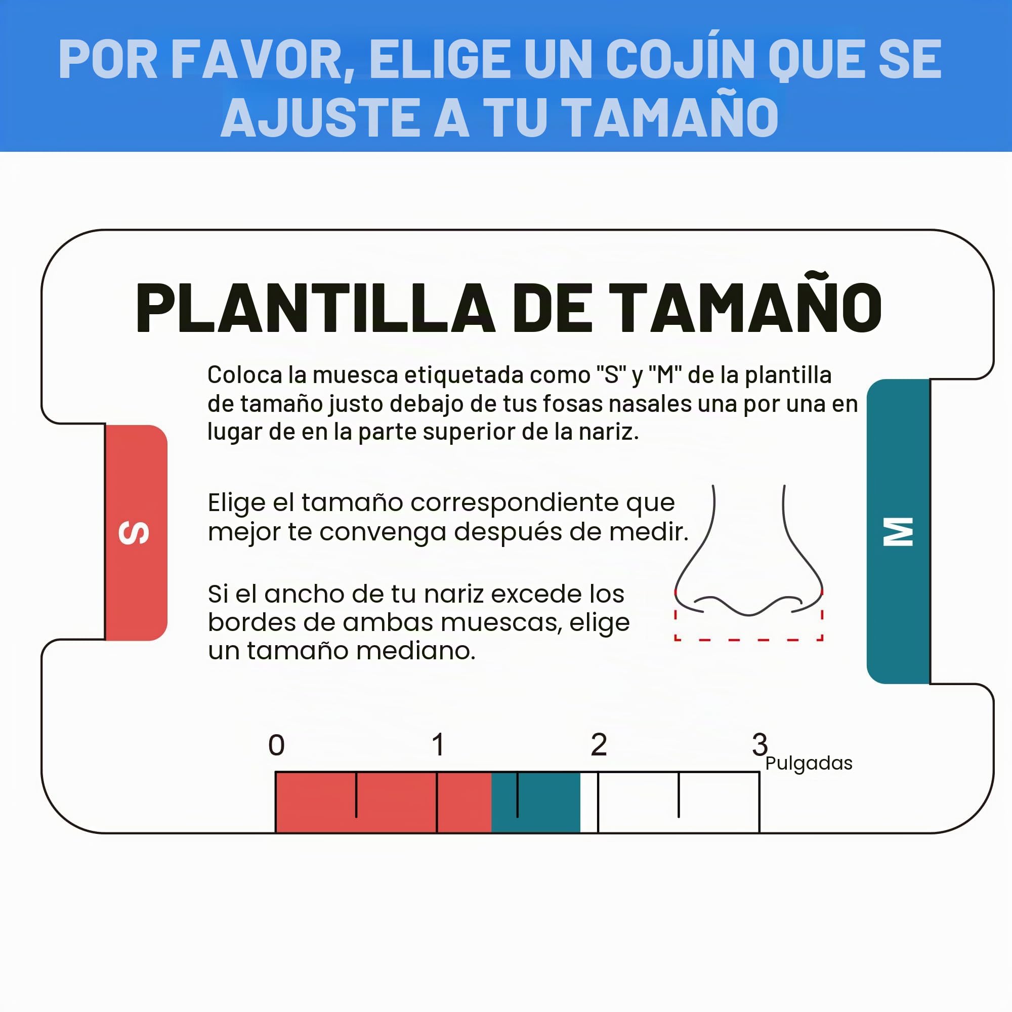 2 Paquetes de Almohadillas de Repuesto (M) para Airfit F30, Rango de Tamaño de 1,3 a 1,9 Pulgadas, Compatibles con la Montura Original (M)