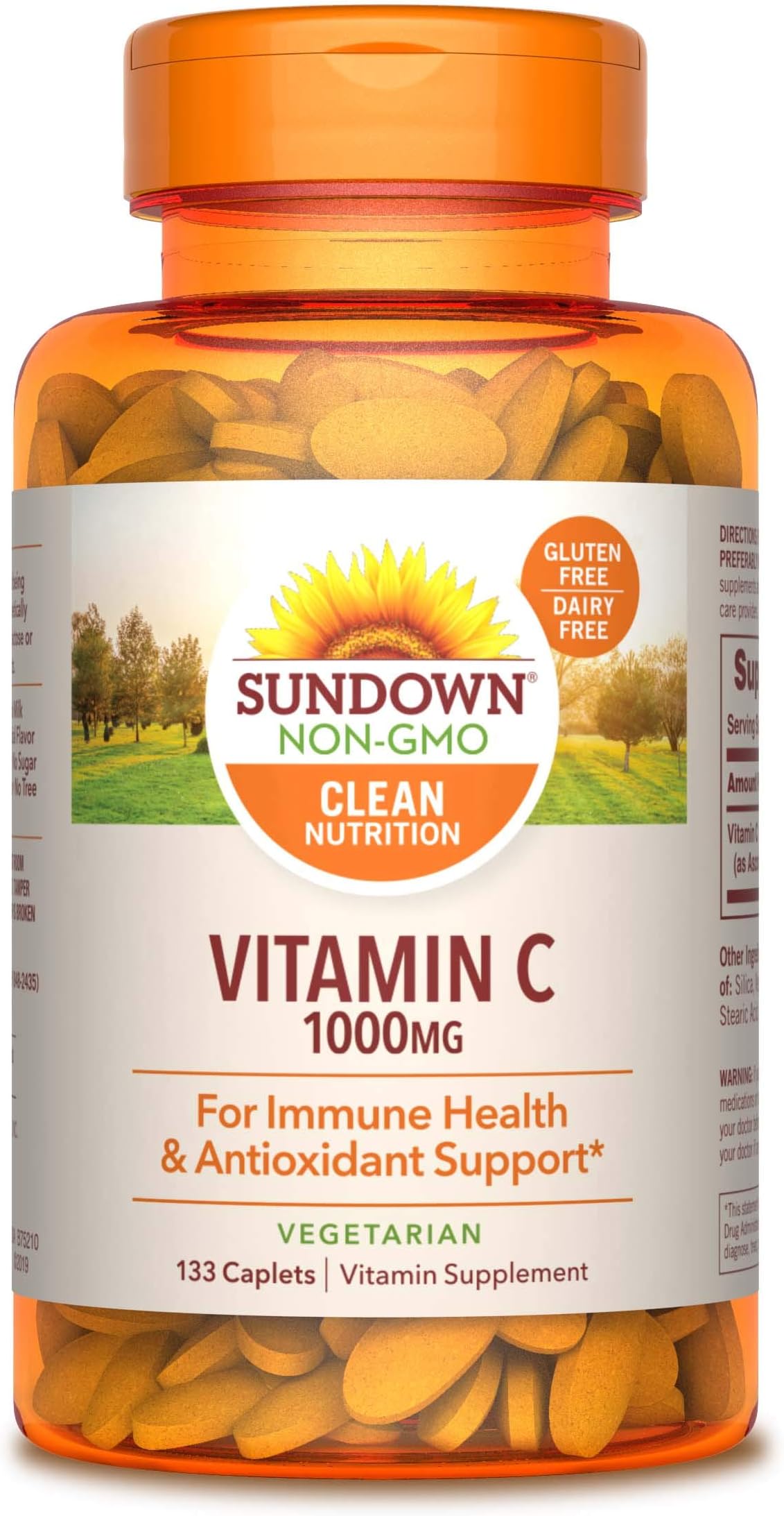SundownVitamin C Mg Ascorbic Acid Caplets Pack Of 3 Multi