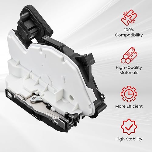 Miniatura 3 de SYERAL Actuador de cerradura de puerta 5K1837016E Pestillo de puerta lateral del pasajero delantero derecho compatible con Volkswagen Atlas Cross