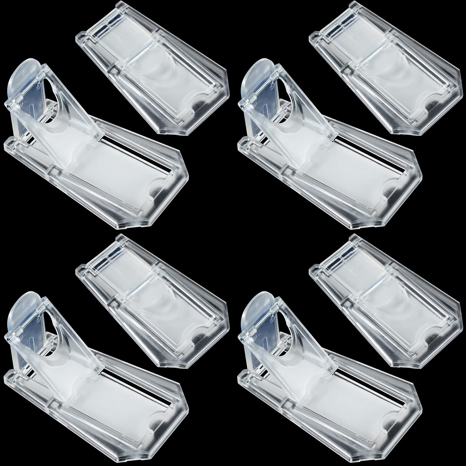 Buy 8 Pieces Sliding Glass Door Child Lock Clear Child Safety Locks