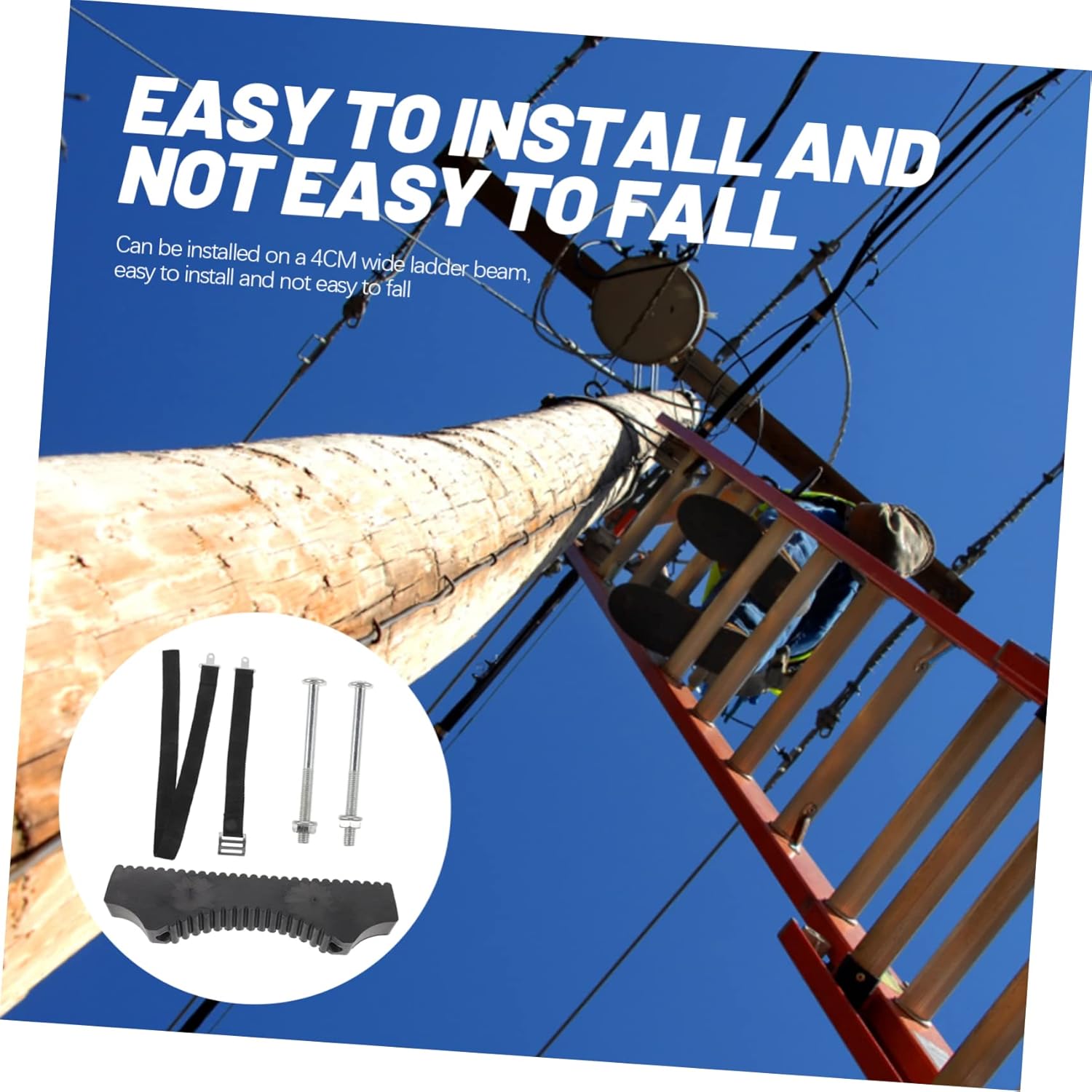 Extension Ladder Stabilizer Pad Ladder Pole Cover Slip Washer for Secure Use