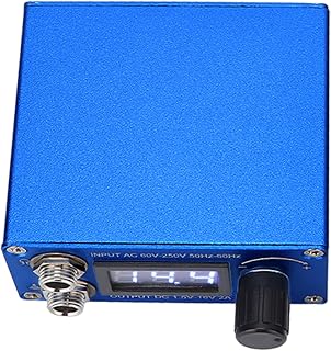 Digital Tattoo Machine Power, Professional 60‑250V Tattoo Machine Power Supply Stable Performance with LCD for Tattoo for Tattoo Beginners (US Plug)