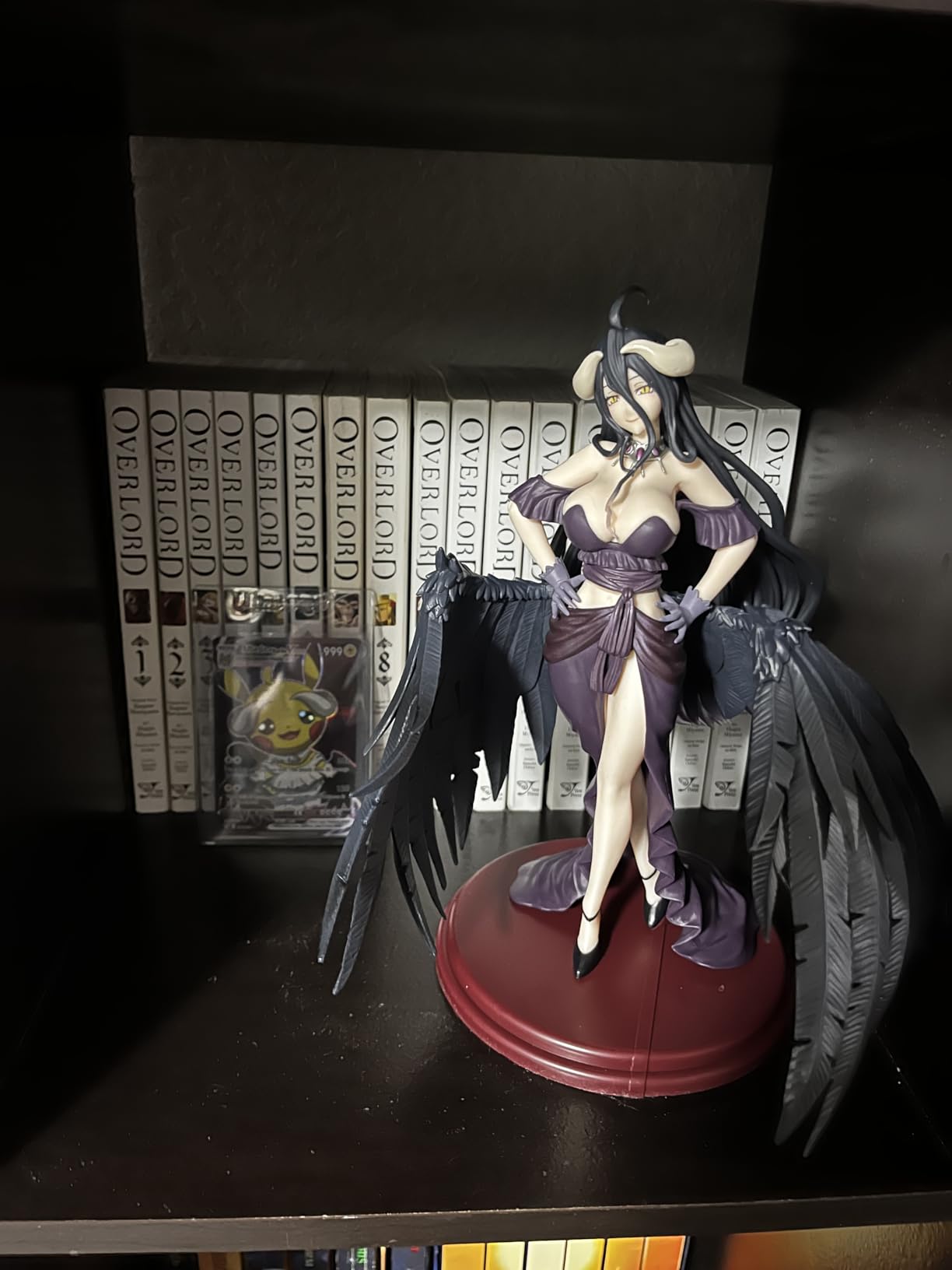 blue dress for baby girl Overlord Albedo (Jet Black Dress Ver.) 1/7 Scale Shibuya Scramble Figure  [Pre-Order] main image 0