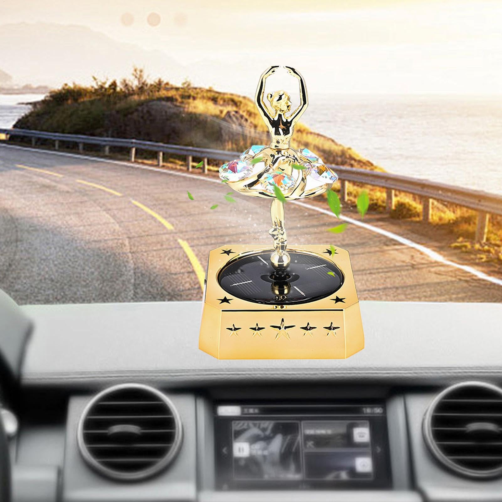 Ambientador de aire del automóvil solar, ambientadores automotrices de aire | Difusor de , terapia de de larga duración para camiones, SUV y otros vehículos