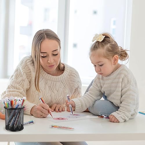 Miniatura 7 de Bolígrafos multicolores paquete de 6 bolígrafos divertidos de arcoíris, premios para niños, bolsas de regalo, regalos de Navidad y fiesta de