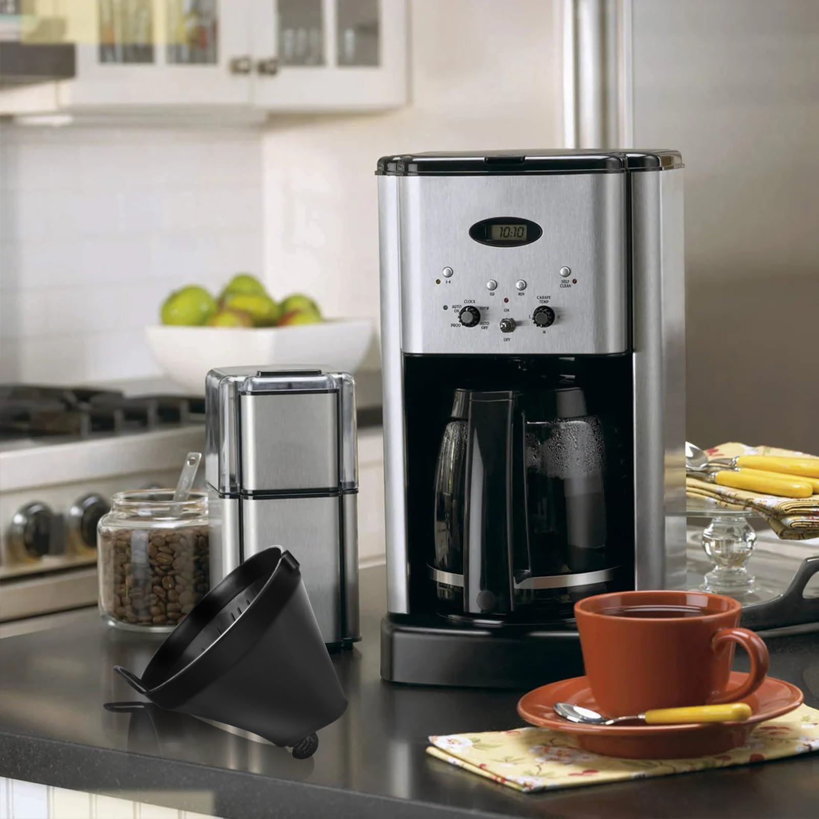 DCC-1200FB - Cesta de café para Cuisinart, pieza de repuesto para filtro de café compatible con los modelos Cuisinart DCC-1200, DCC-1200BCH, DCC-1200BW, DCC-1200CP, DCC-1200MRP1 y DCC-1200W