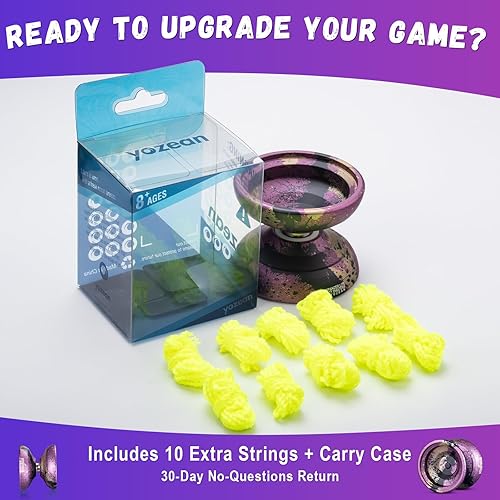 Miniatura 7 de TK2 Metal Yoyo Profesional para Niños (Púrpura)