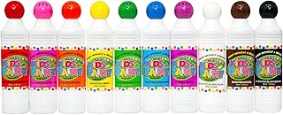 Crafty Dab Washable Scented Kids Tempera Poster Paint, Assorted Vibrant Colors, 1.4 oz, Set of 10