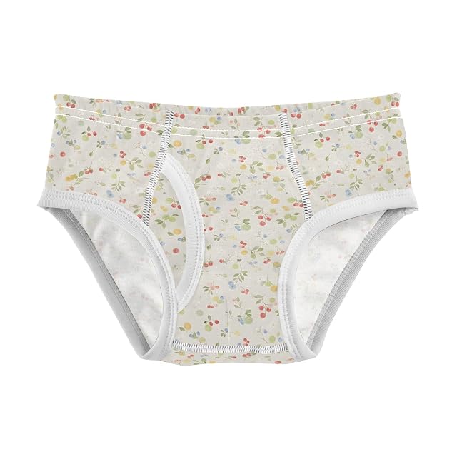 Boys Exclusive Briefs Toddler Underwear 95 Combed Cotton Boxerbriefs 2T Watercolor Cherry Blueberry
