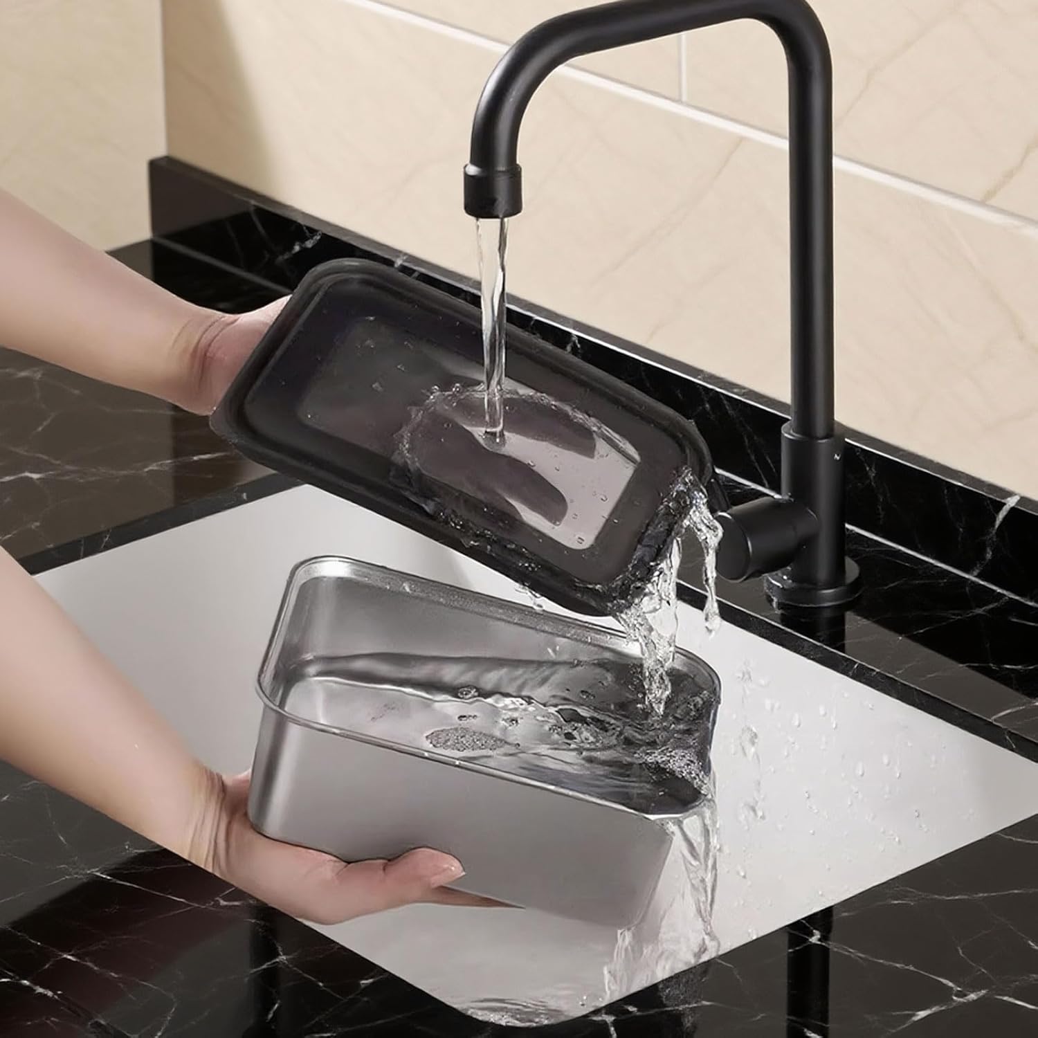 Stainless Steel Snack Containers - Food Storage Container Set with Silicone Lid, Stackable Lunch Bento Boxs for Sandwiches/Fruits/Candies, BPA Free, Food Containers, 3Pack - Image 7