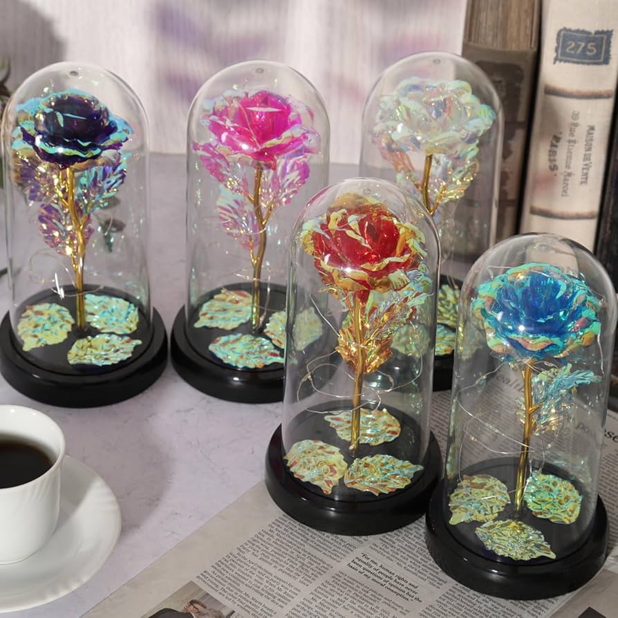 ローズツリーランプLED30個ローズナイトライトUSBバッテリー駆動 ホワイト✨️ LEDローズライトLEDテーブルライト24 暖かい白 LED USBおよび