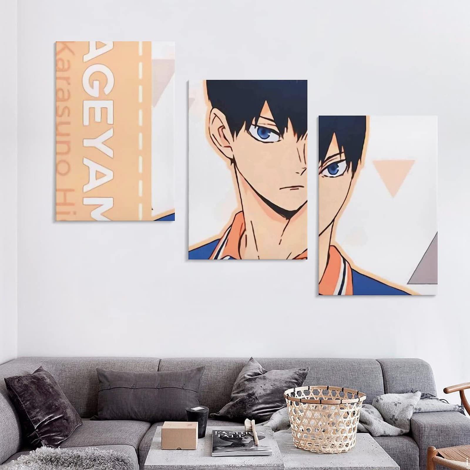 Amazon.co.jp: アートパネル 3枚セット Haikyuu!! ハイキュー!! 影山
