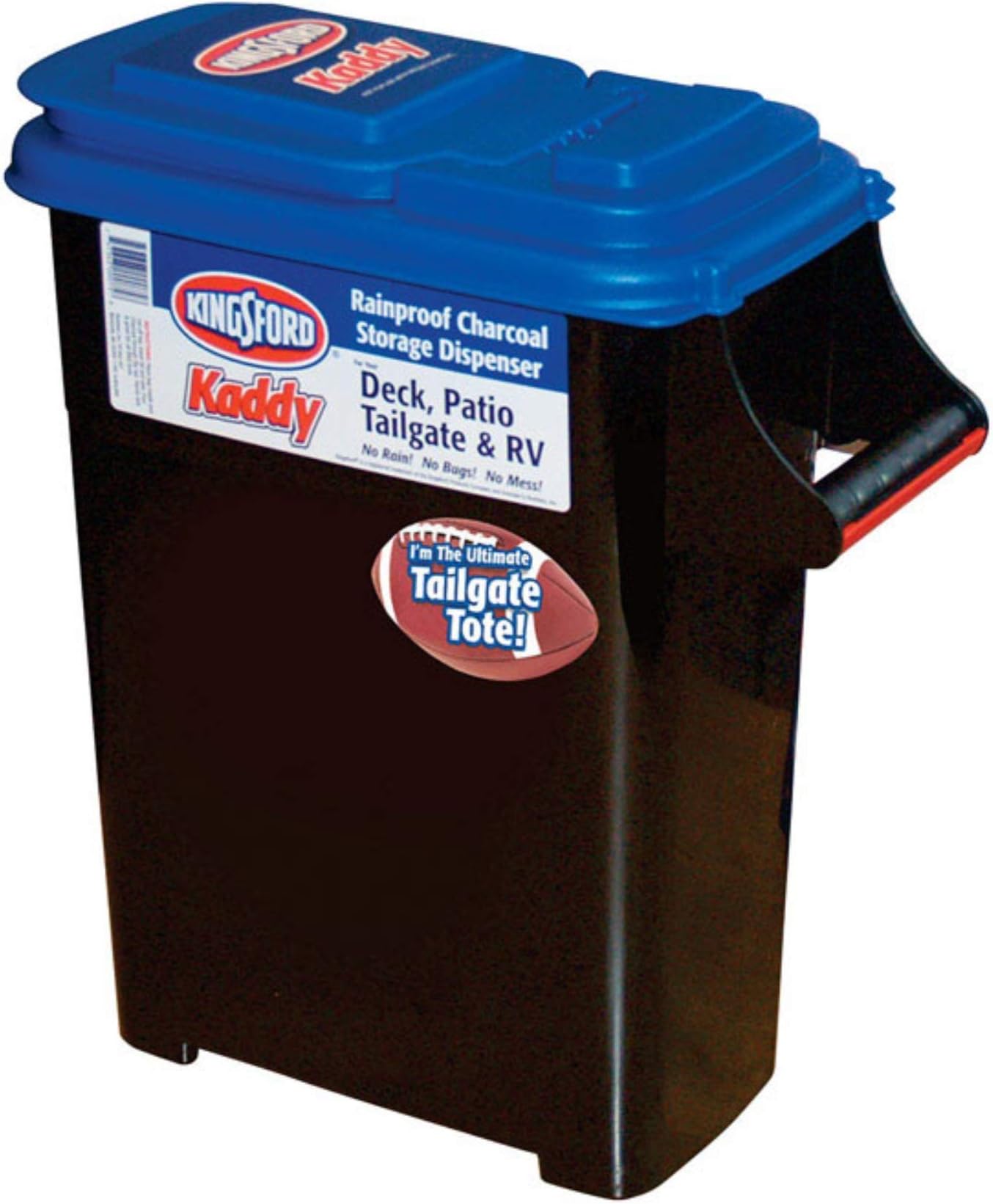 Kingsford Buddeez 07501B Charcoal and Pellet Dispenser, 12lb bags, Black