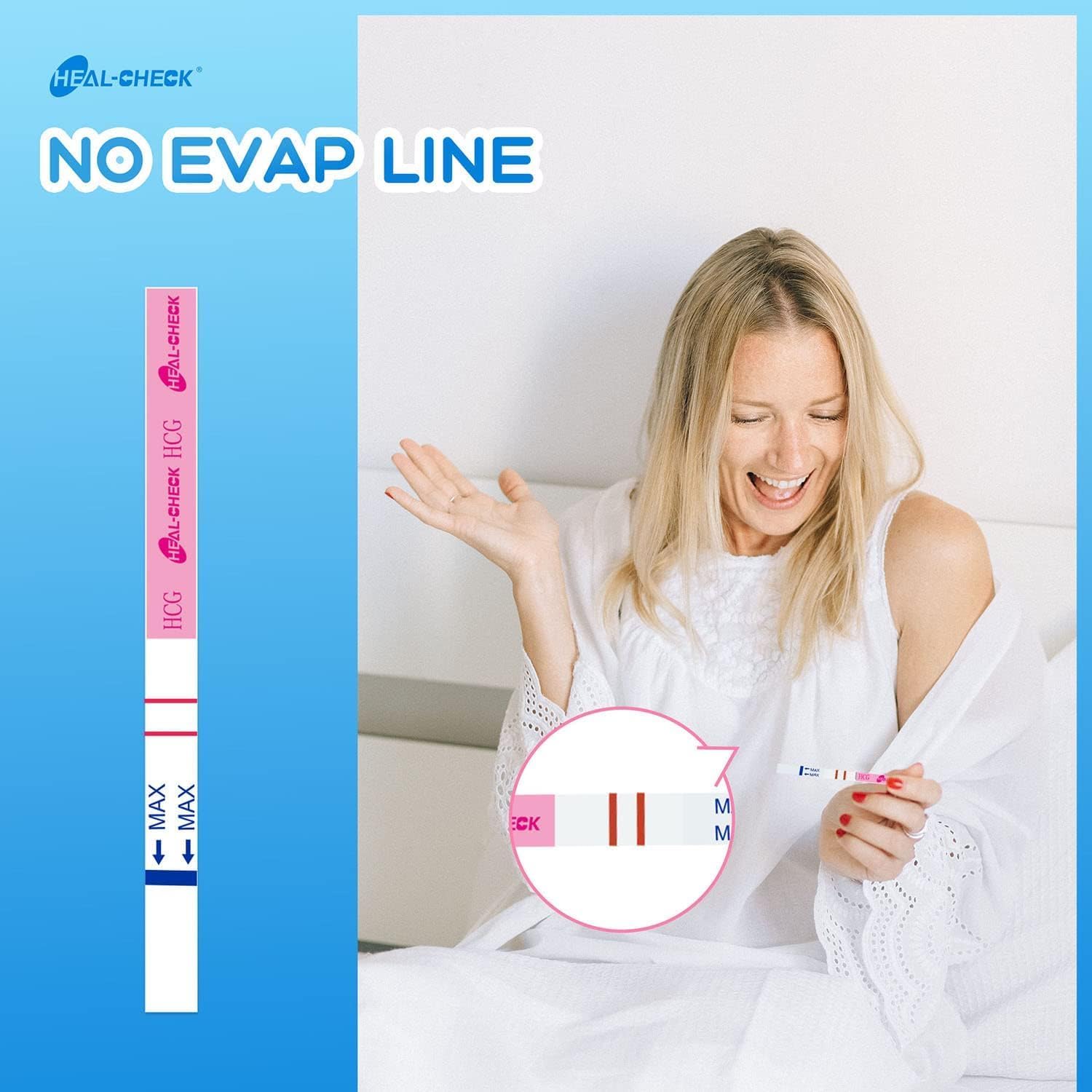 Ovulation Test Strips 50 and Pregnancy Tests 50, HEAL-CHECK Bulk Ovulation Predictor Kit for Women TTC, Over 99% Accuracy, Easy to Use at Home, Individually Wrapped, FSA HSA | 50LH+50HCG+100 Urine Cup