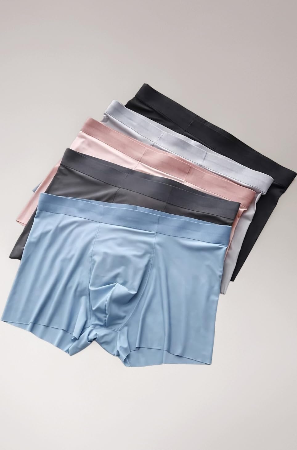 Ask Men’s Boxer Briefs Lycra; Soft Breathable Trunks for Men with Enhanced Pouch Support,Superior Stretchability; Ultra-Comfortable Innerwear Designed.(Pack-3) Multicolour