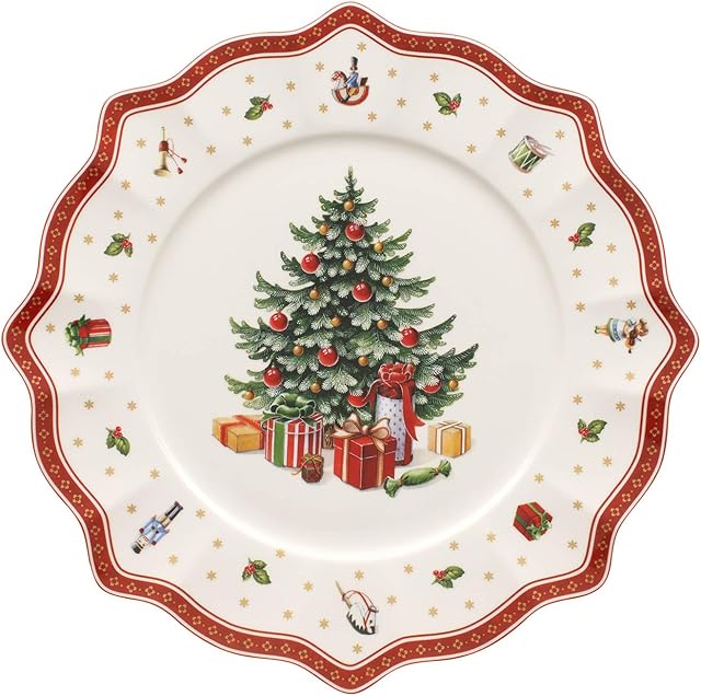 Villeroy & Boch Toy's Delight 350 mm Buffet Plate, White/Colourful, Underplate