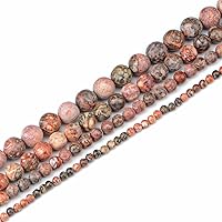 Vista 59 de 200 cuentas redondas y sueltas de cristal de cuarzo gris natural de 0.32 pulgadas (8 mm) para joyería y manualidades