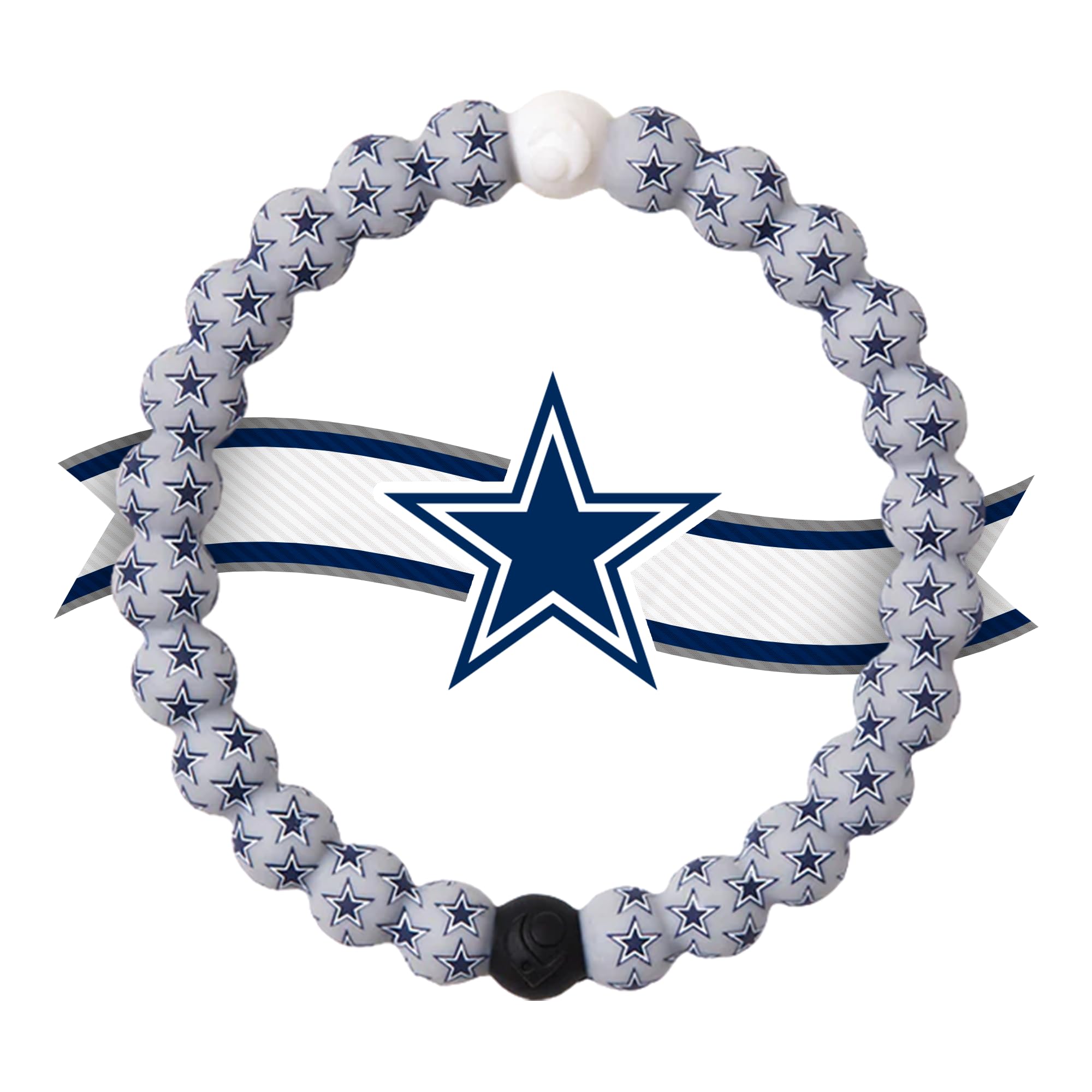 Lokai NFL Football Collection Beaded Bracelets for Men & Women - Silicone Jewelry Beaded Friendship Bracelet for Women & Men - Sports Team Gear,