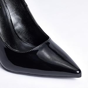 Amazon.com: Elisabet Tang - Zapatos de tacón aguja con puntera ...