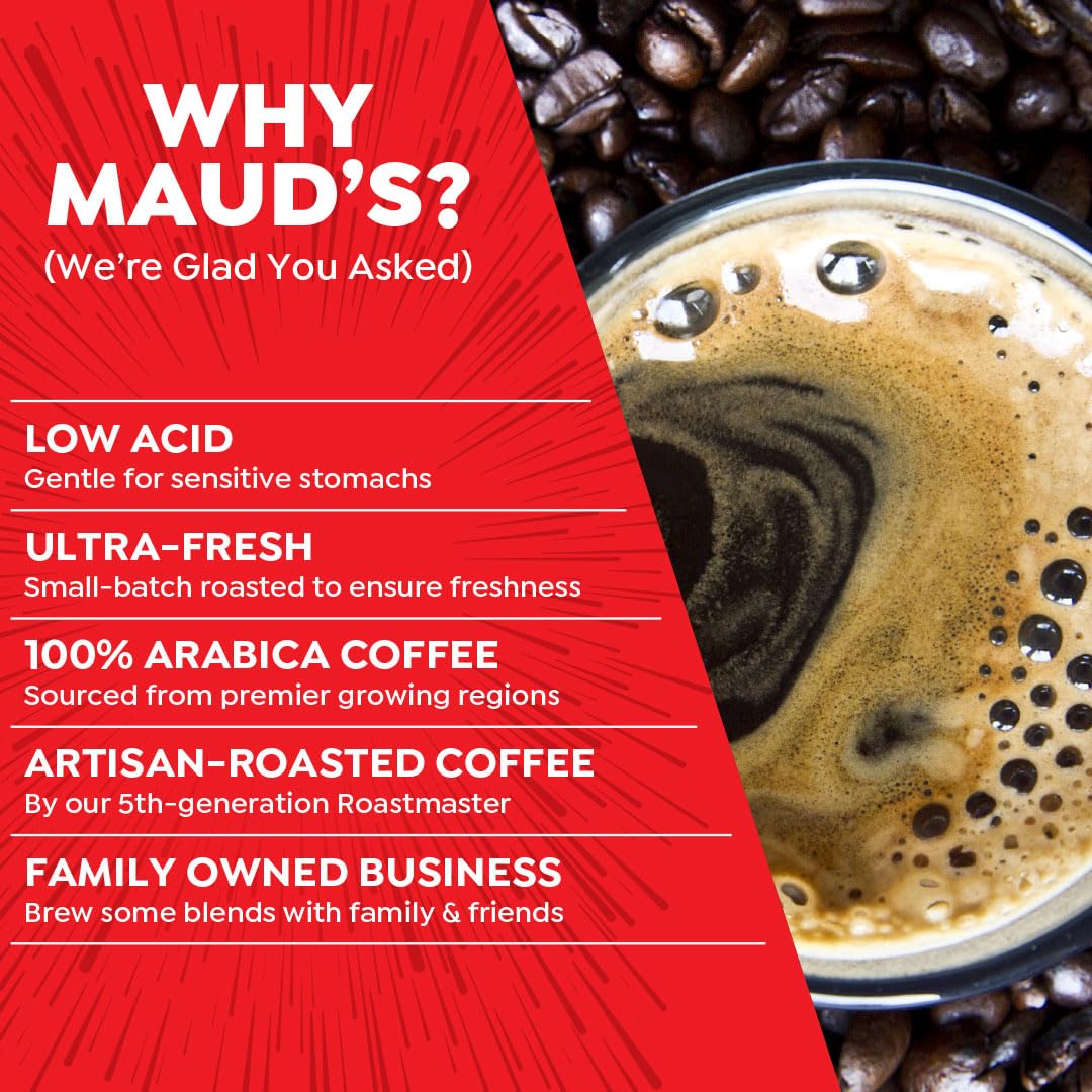 Maud's Double Caffeine Dark Roast Coffee Pods, 18ct image 4