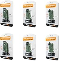Vista 2 de Carson MicroBrite - Microscopio de bolsillo con luz LED 20x-40x para aprender, educar y explorar, juego de 6 (MM-24MU)