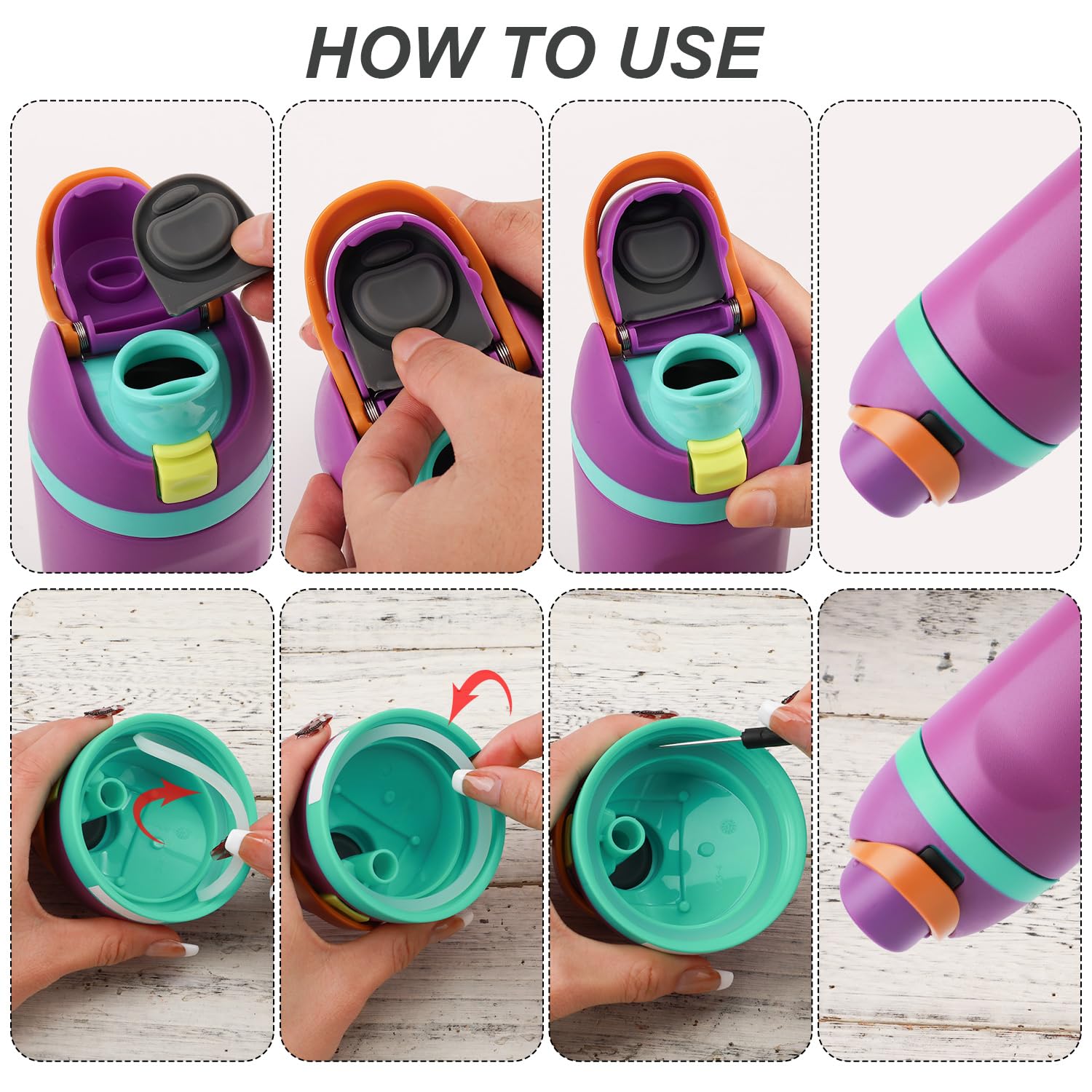 Owala FreeSip Bottle Seals & Stoppers - 2 Pack -3 Owala FreeSip Bottle Seals & Stoppers - 2 Pack -3
