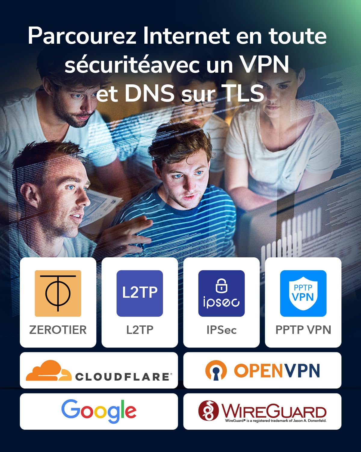Cudy LT500D AC1200 Modem Routeur 4G LTE Débloqué Wi-Fi Maillé 1200 Mbps Antennes SMA VPN Cloudflare