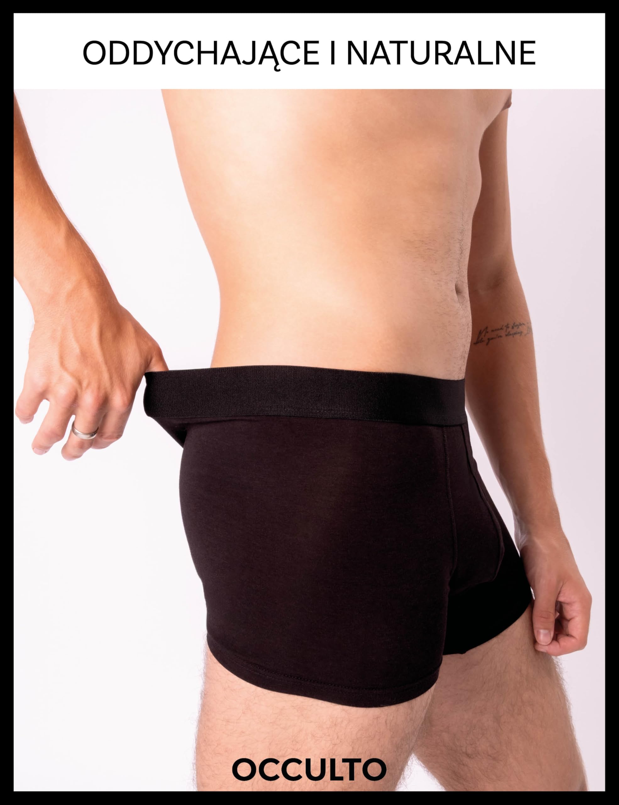 Occulto Bokserki Bambusowe Męskie 5 pak (model: Bryan)